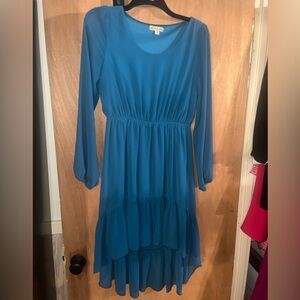 High-low dress, BRAND: ALTER’D STATE, size Medium, turquoise
